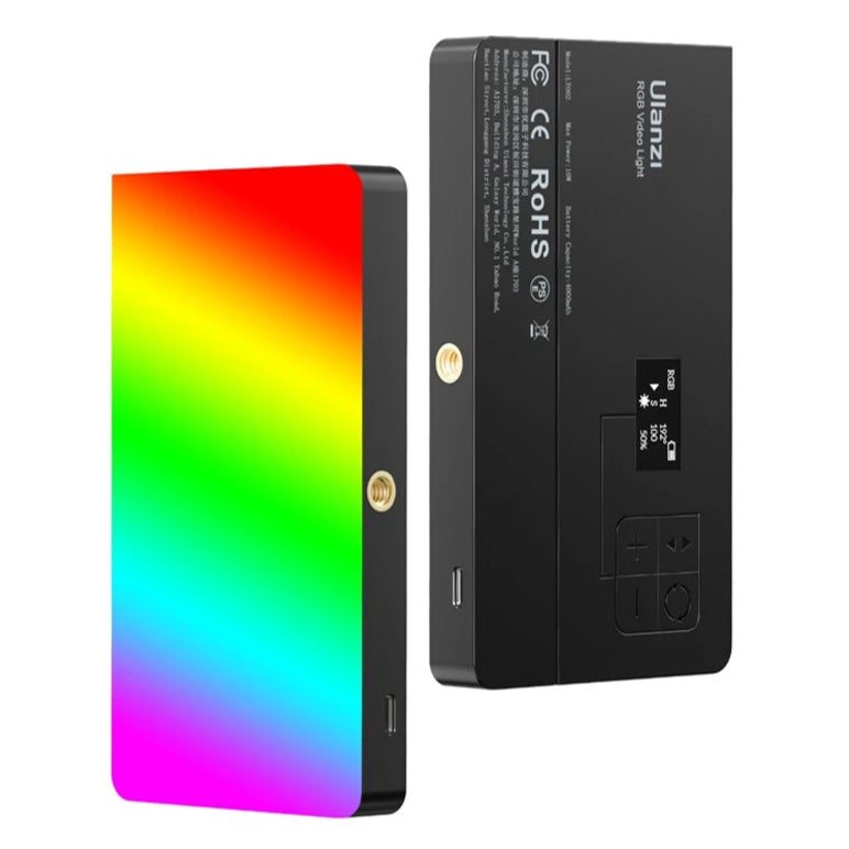 ULANZI VL120 – Luz LED, Milhares de cores, 20 Efeitos e Temperatura de Cor 2500K a 9000K ULANZI VL120 – Luz LED, Milhares de cores, 20 Efeitos e Temperatura de Cor 2500K a 9000K